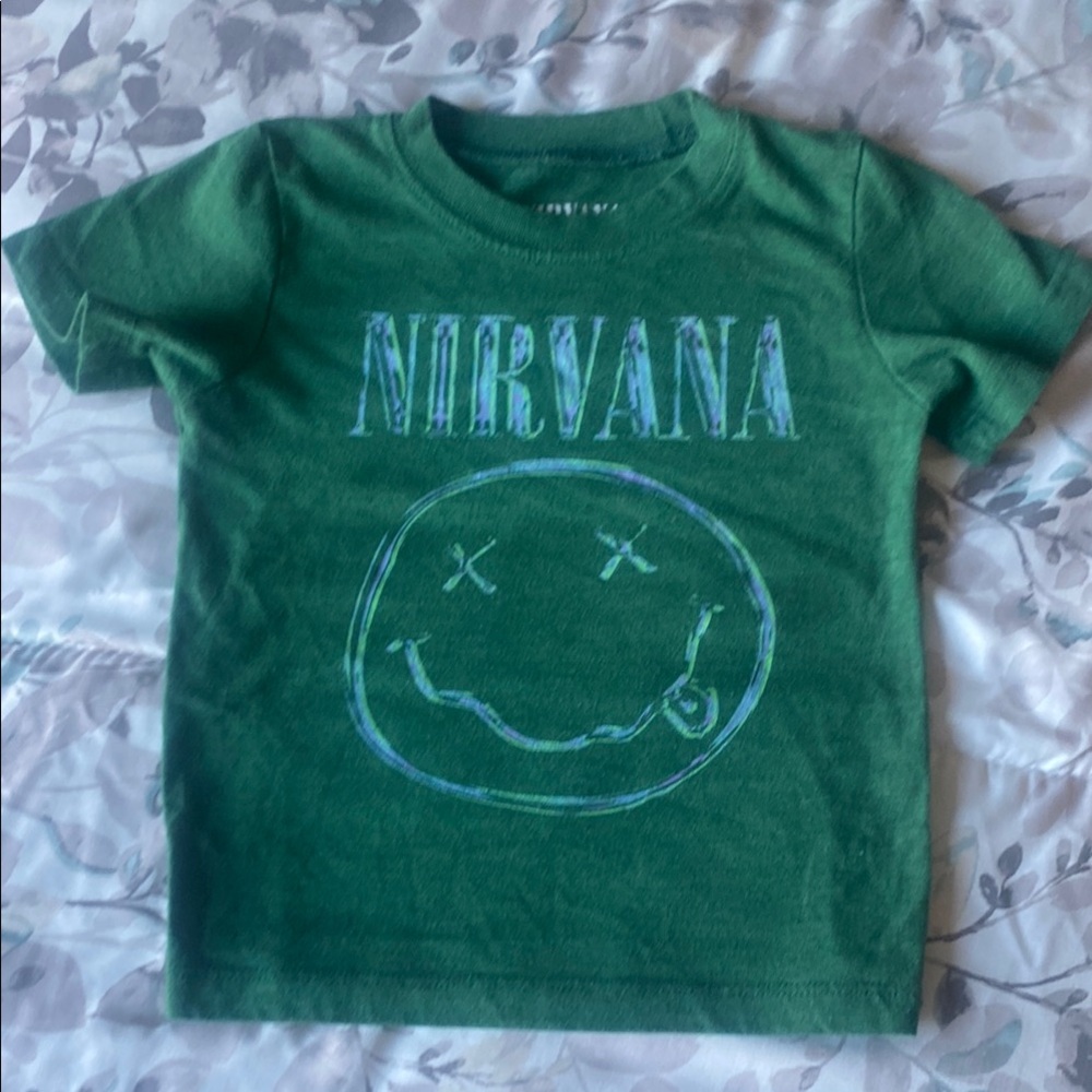 Nirvana Kids Green T-Shirt
